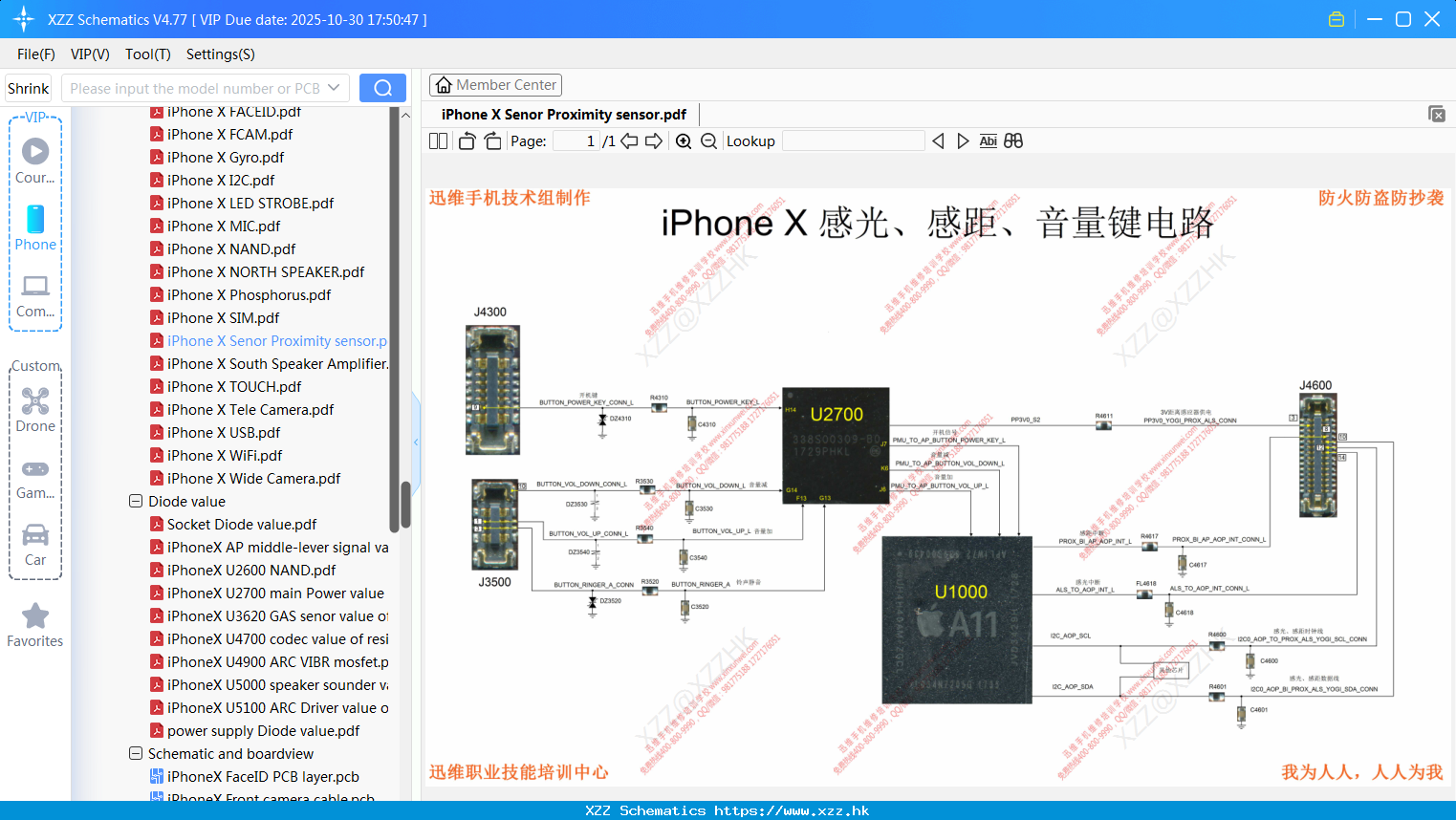 IPhone X Senor Proximity Sensor